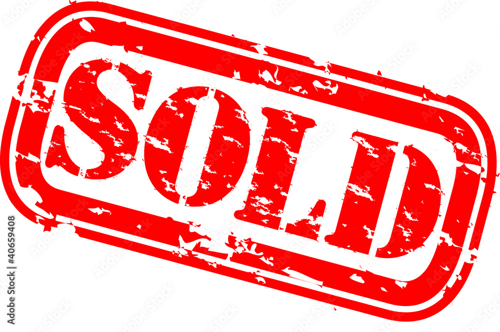 Grunge sold rubber stamp, vector illustration Grunge sold rubber stamp, vector illustration