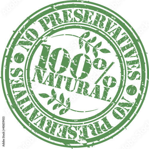 Grunge no preservatives 100 percent natural rubber stamp