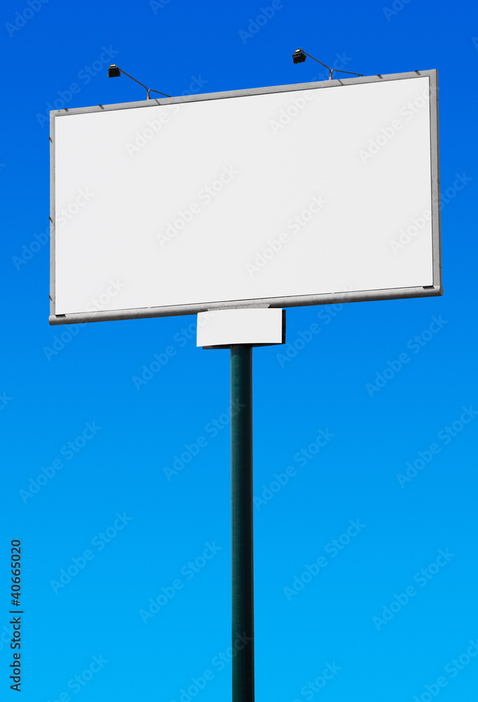 Blank billboard Blank billboard