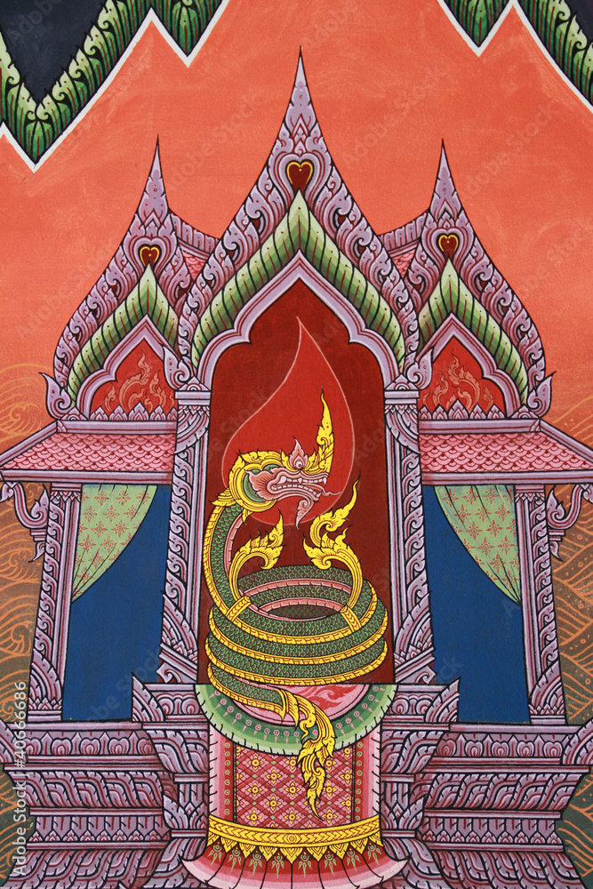 Merit in thai temple