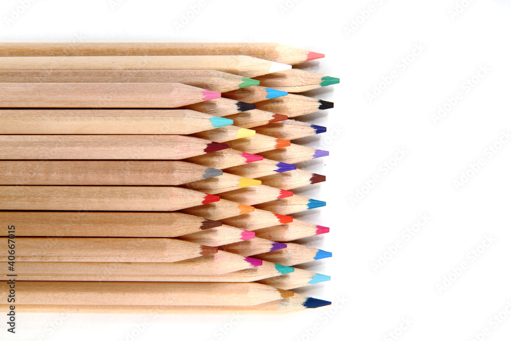 Naklejka premium color crayons