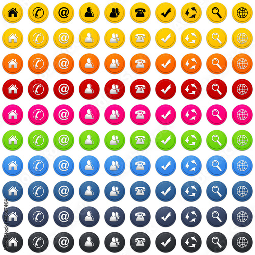 Web icons, buttons Sammlung