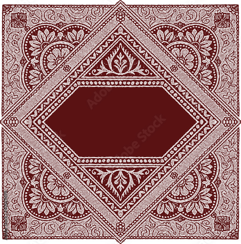 retro stamp