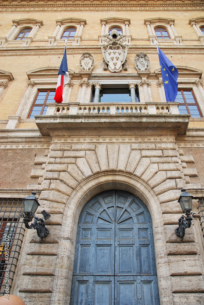 Rome Farnese Palace entrance