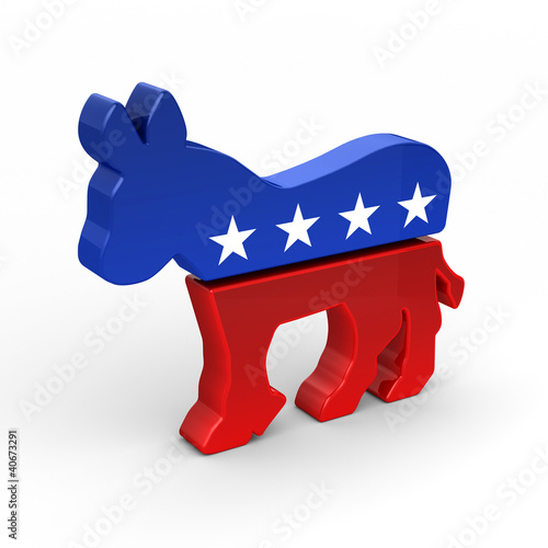 Konstfotografi Democrat Donkey