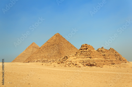 The Great Pyramids  Giza  Egypt