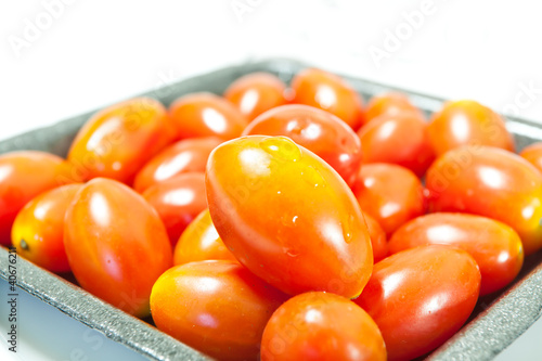 Healthy eating red ripe raw vegetable tomato food