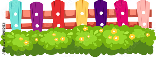 colorful fence