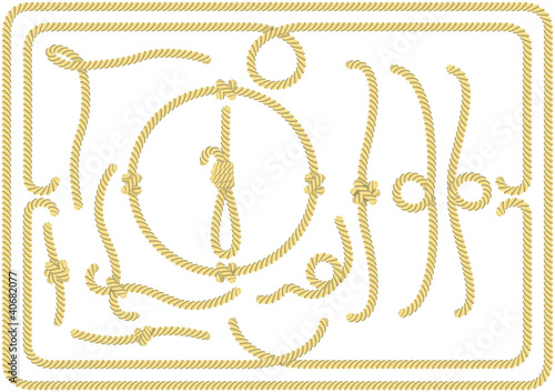 Set of rope elements