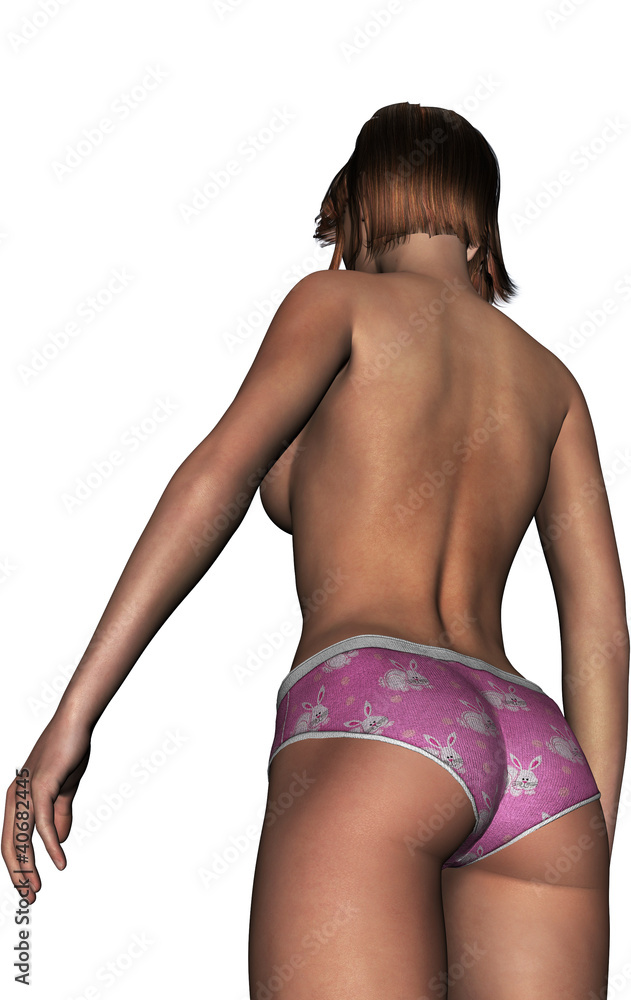 Fototapeta premium girl back