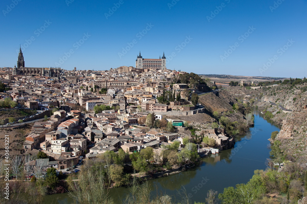 Panorámica de Toledo, Castilla la Mancha, España