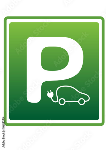 elektro tankstelle schild