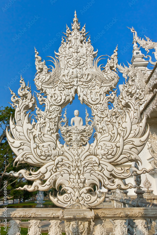 Thai art in the white temple
