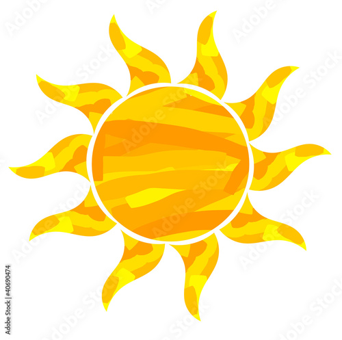 Abstract sun