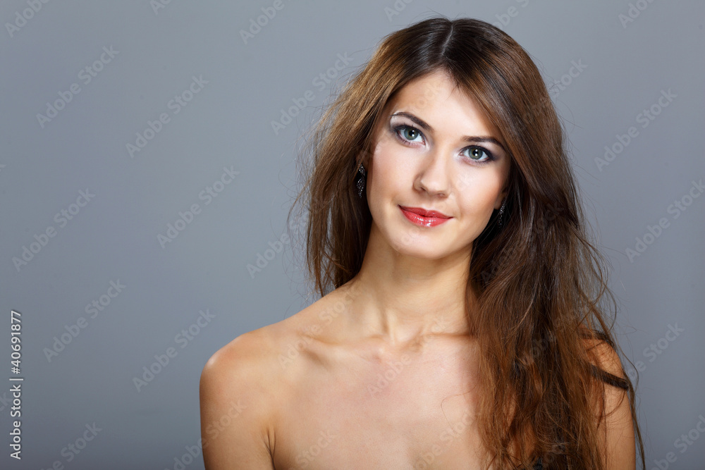 Portrait of beautiful young woman Portrait of beautiful young woman
