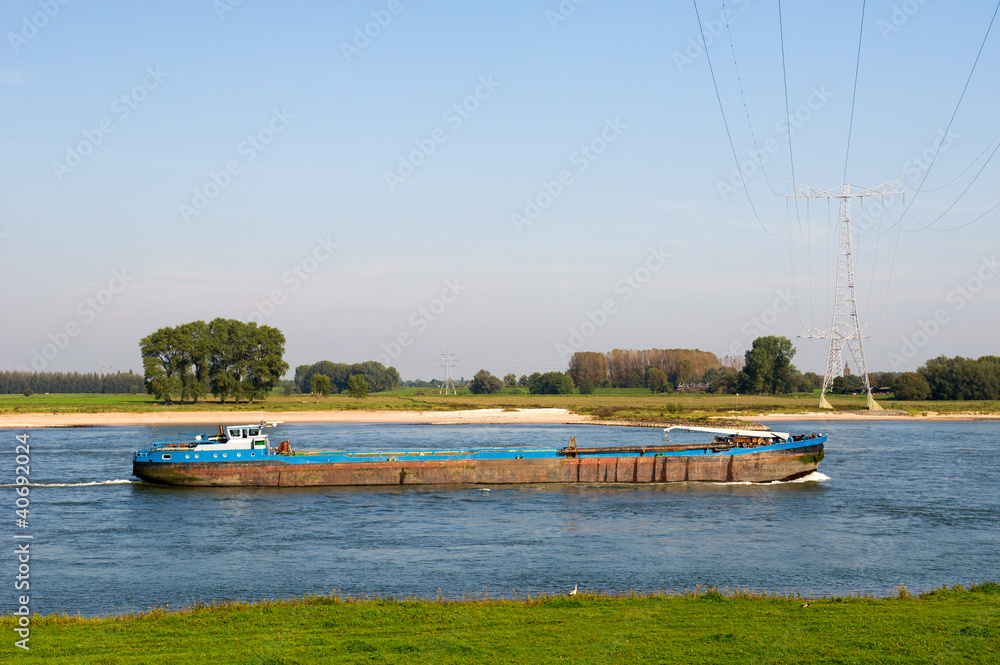 Fototapeta premium Boat on the river
