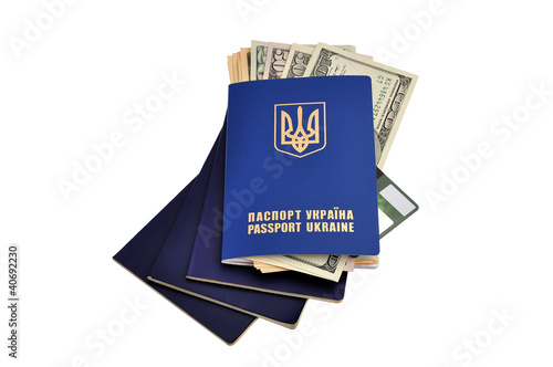 passports and dollars photo