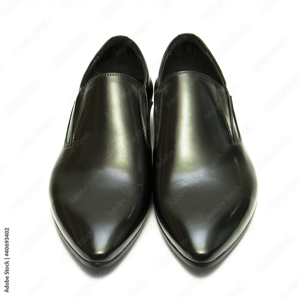 Man's shoes on white background Man's shoes on white background