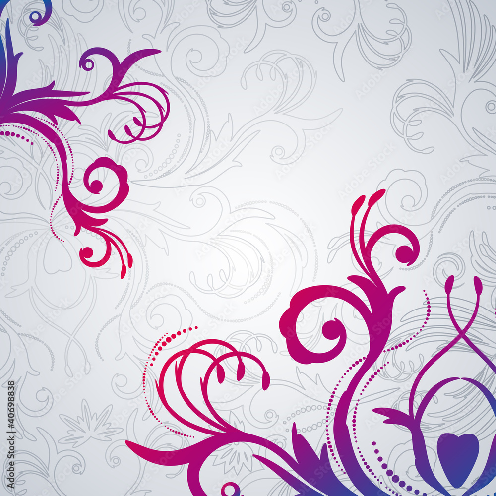 Abstract floral background with east flowers. Abstract floral background with east flowers.