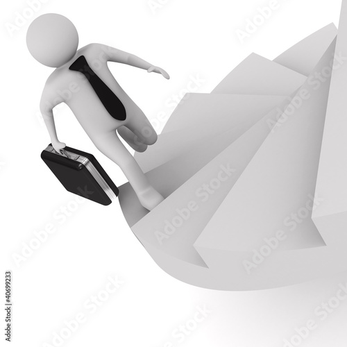 leadership concept on white...