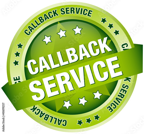 Button Banner "Callback Service" grün