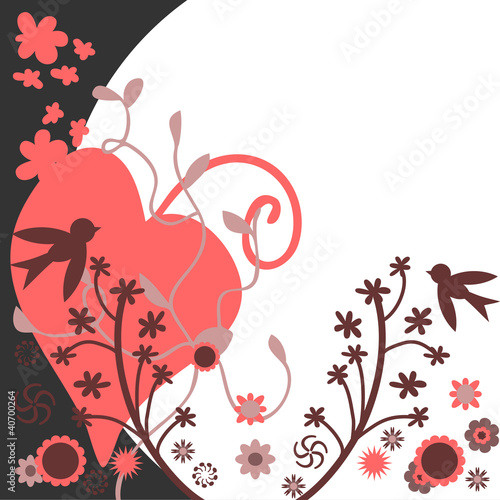 Pretty card nature elements