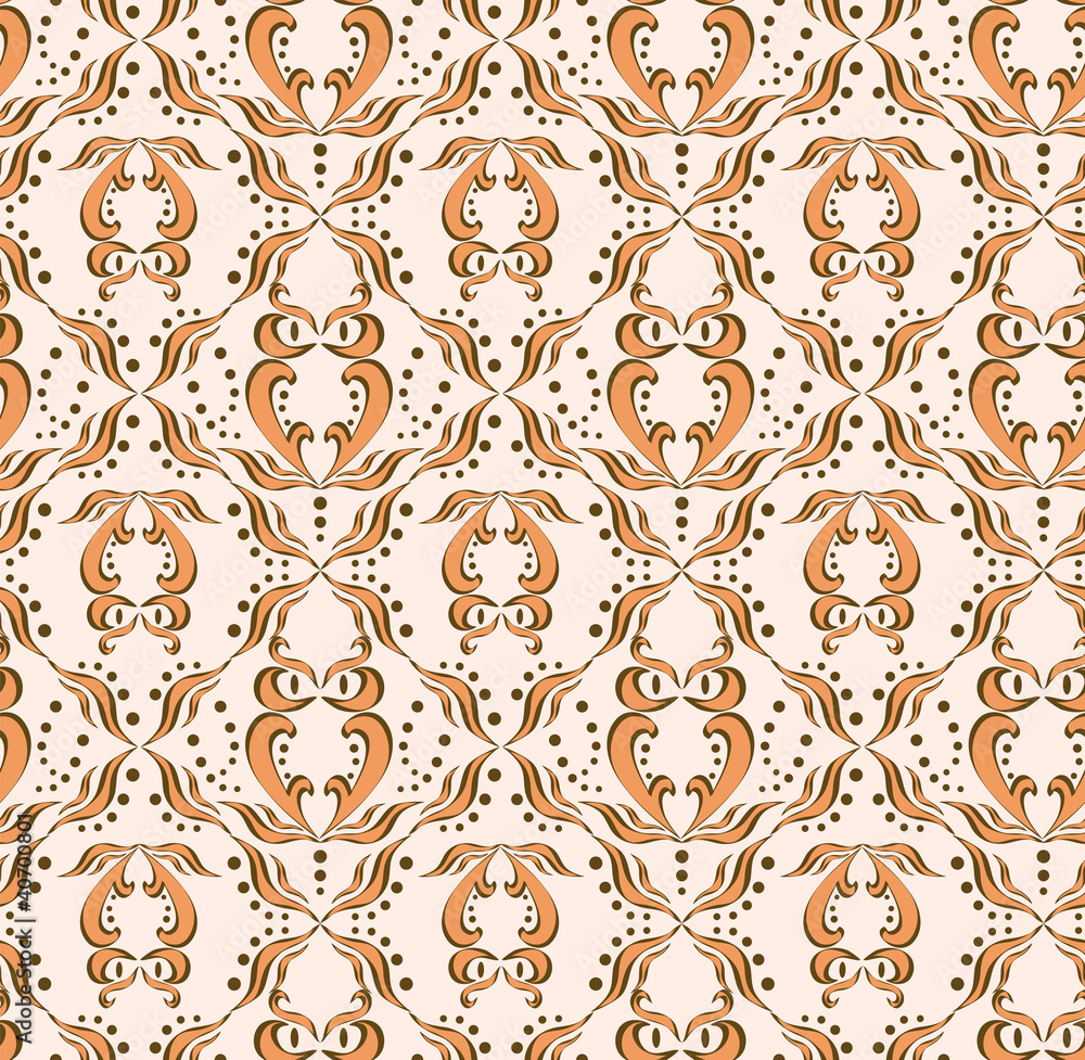 Seamless pattern with abstract owl Seamless pattern with abstract owl