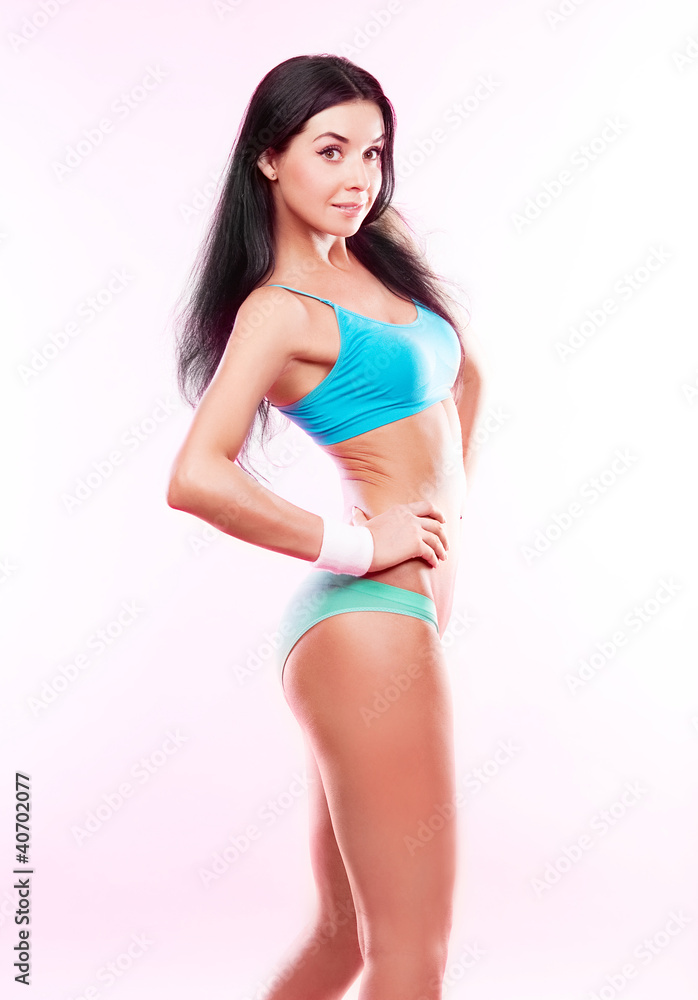Fototapeta premium sporty woman