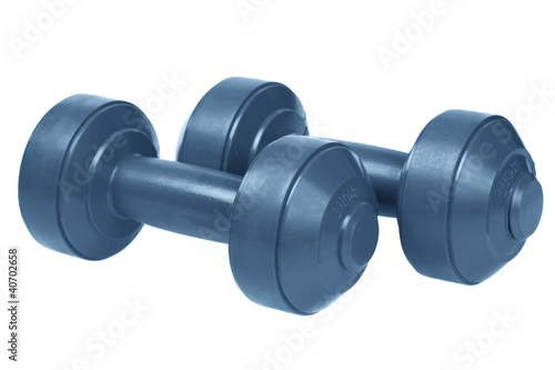 set of dumb bells
