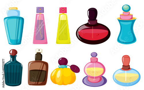 Bottles of perfume