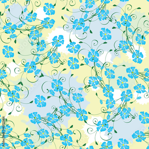 seamless floral background © g215