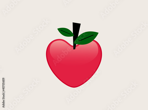 pomme coeur