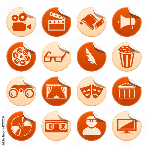 Cinema and theatre stickers
