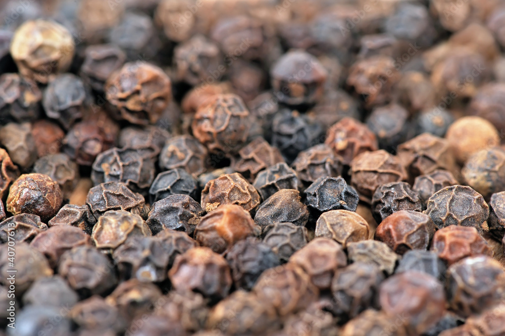 Obraz premium Closeup background of pepper seeds