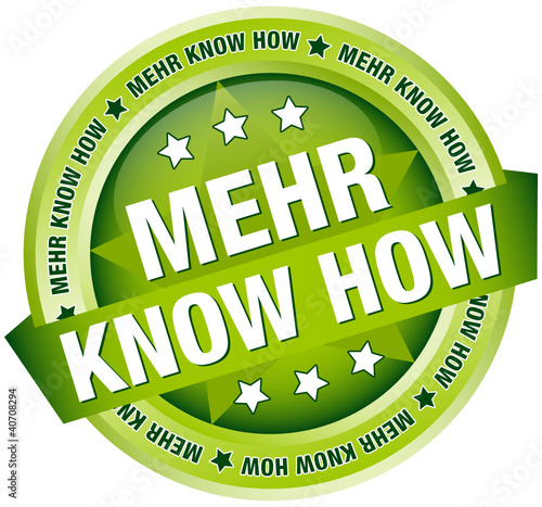 Button Banner "Mehr Know How" grün
