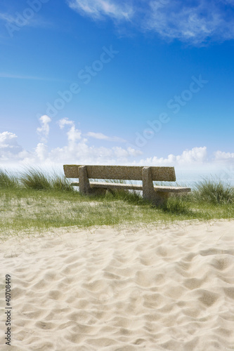 Bänkchen am Meer
