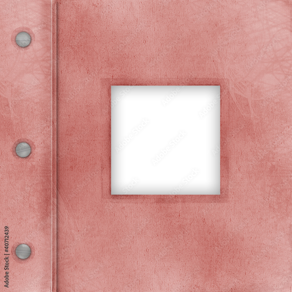 Fototapeta premium Cover Of Pink album for photos