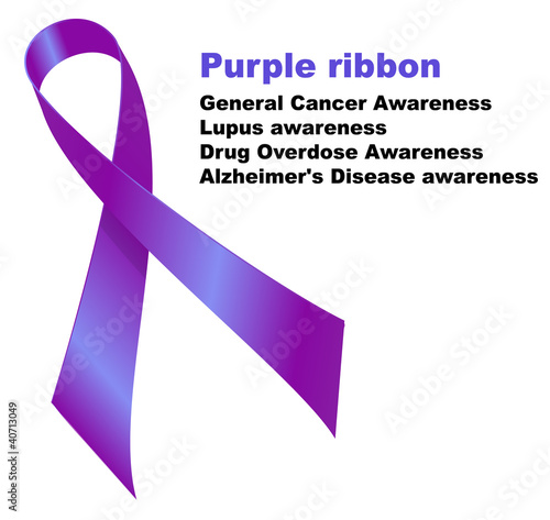 Purple ribbon