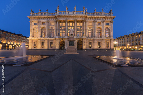 Palazzo Madama al tramonto, Torino, Piemonte (Italia) - 3