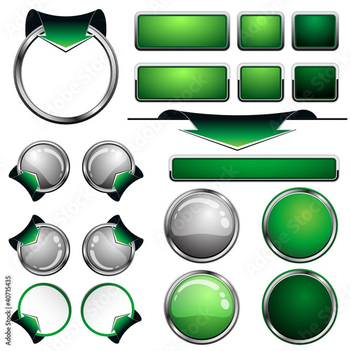web button set