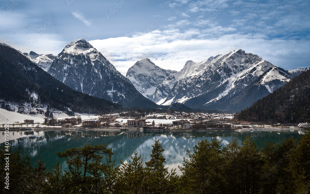Aachensee and the Alps