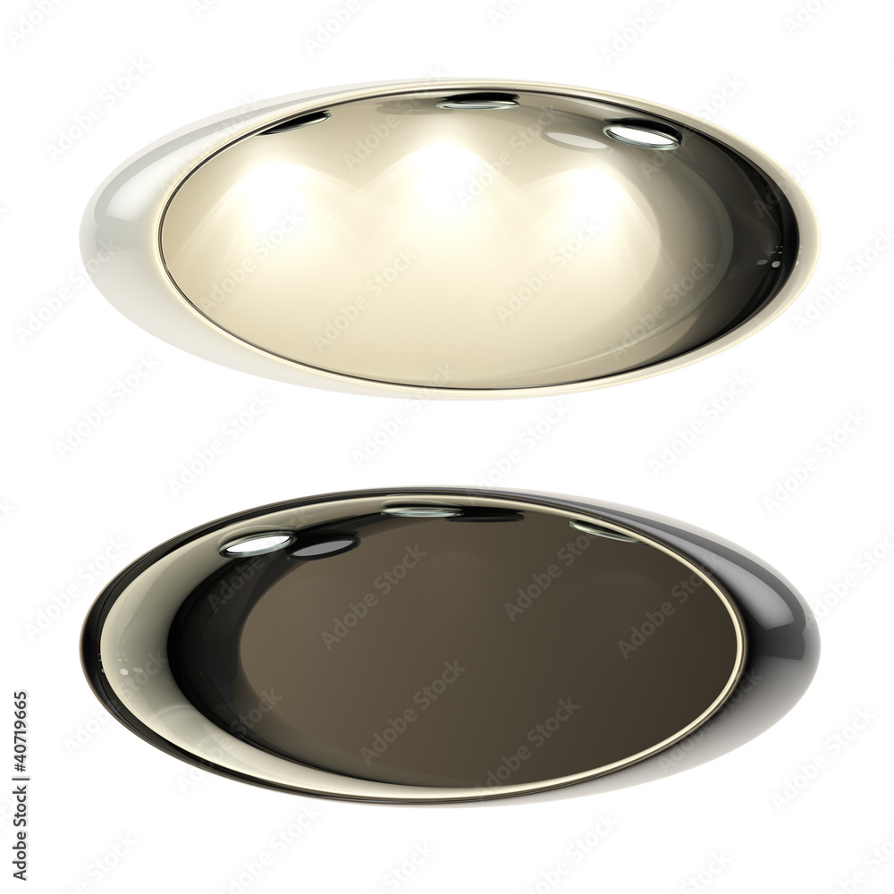 Shop window copyspace showcase isolated