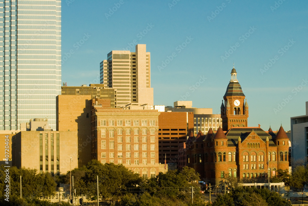 Buildings and Skyline of Downtown Dallas Texas Buildings and Skyline of Downtown Dallas Texas