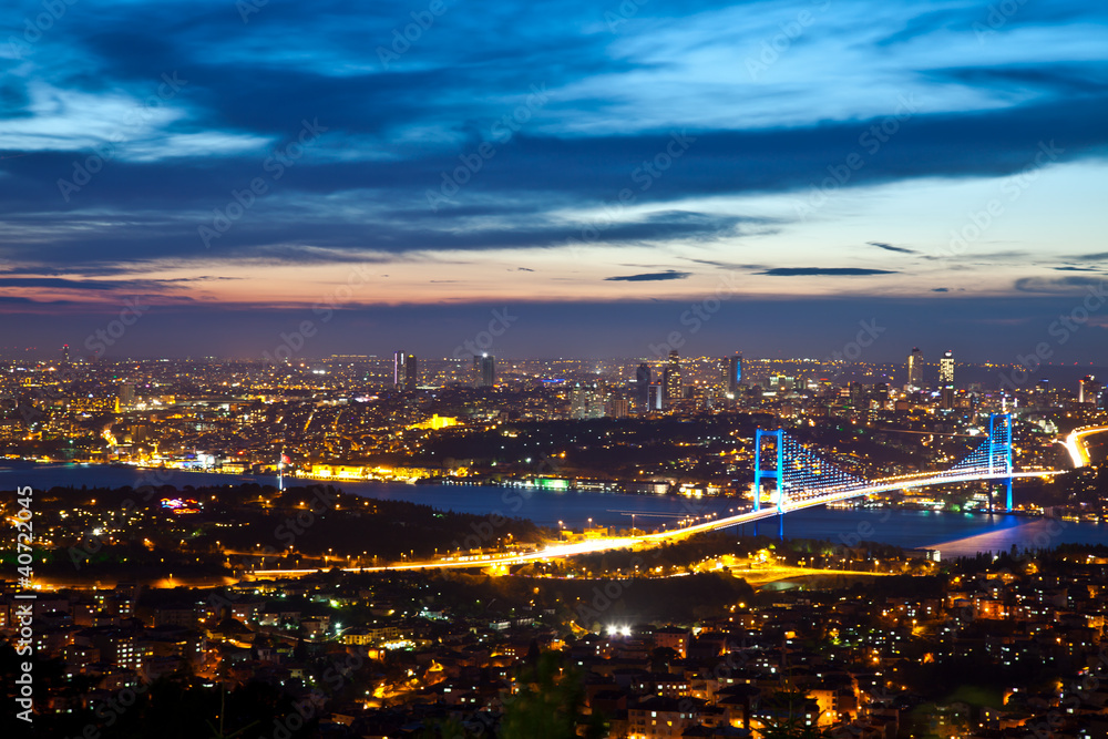 Bosphorus Bridge at the night 7