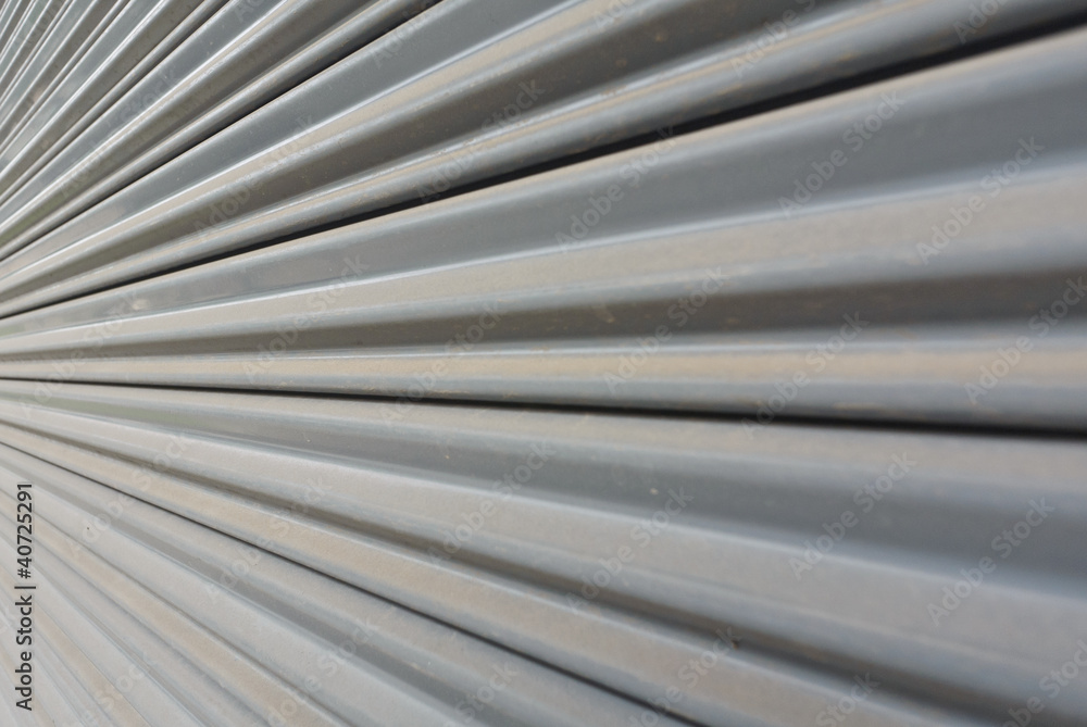 Obraz premium grey metal stripe pattern in angle