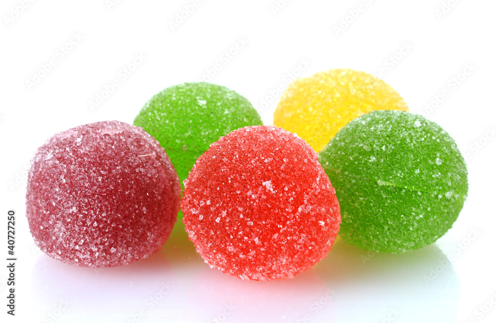 colorful jelly candies isolated on white colorful jelly candies isolated on white
