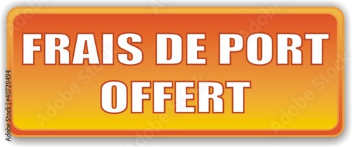 bouton frais de port offert