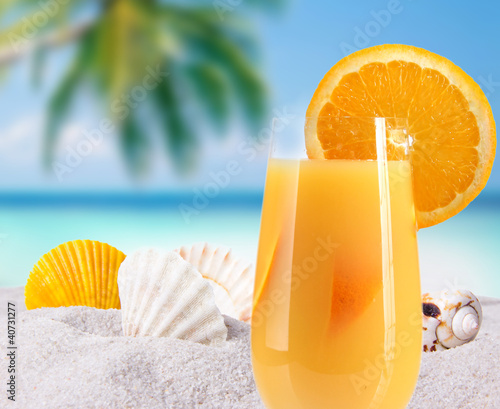 Cocktail on the beach