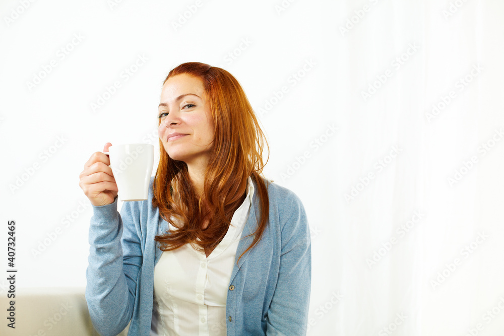 Pretty young female resting alone on laptop woman enjoying a caf Pretty young female resting alone on laptop woman enjoying a caf