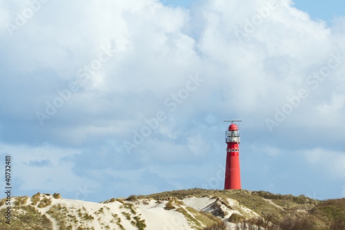 Old lighthouse on Schiermonnikoog (Holland)